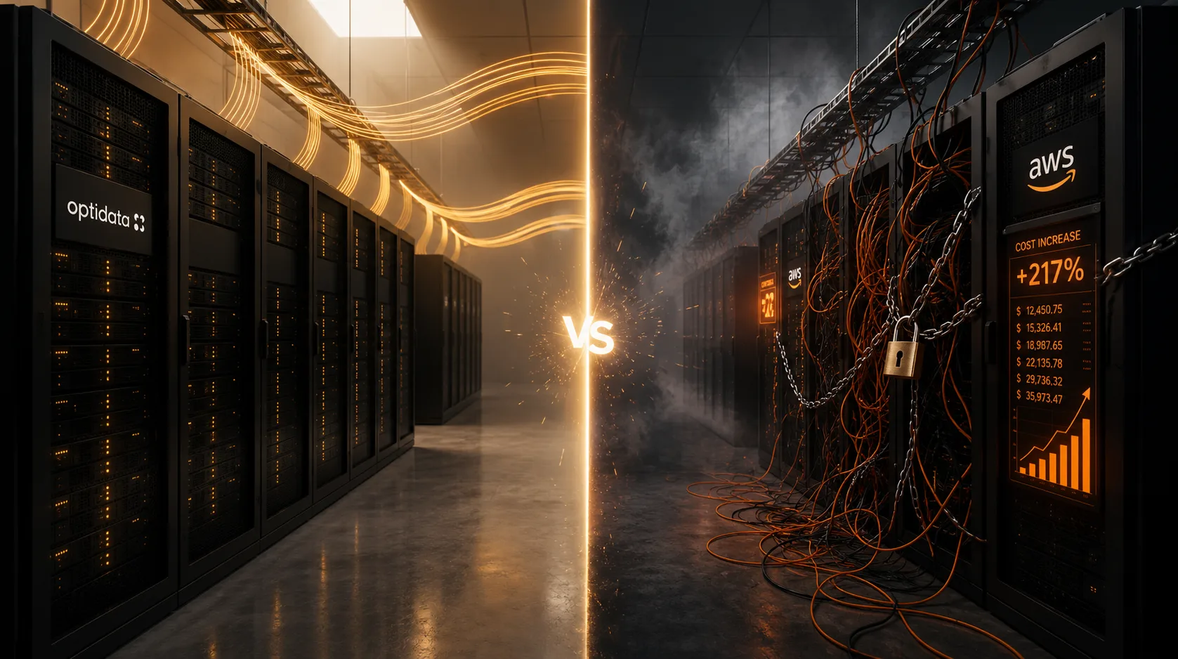 Comparativo Optidata vs AWS