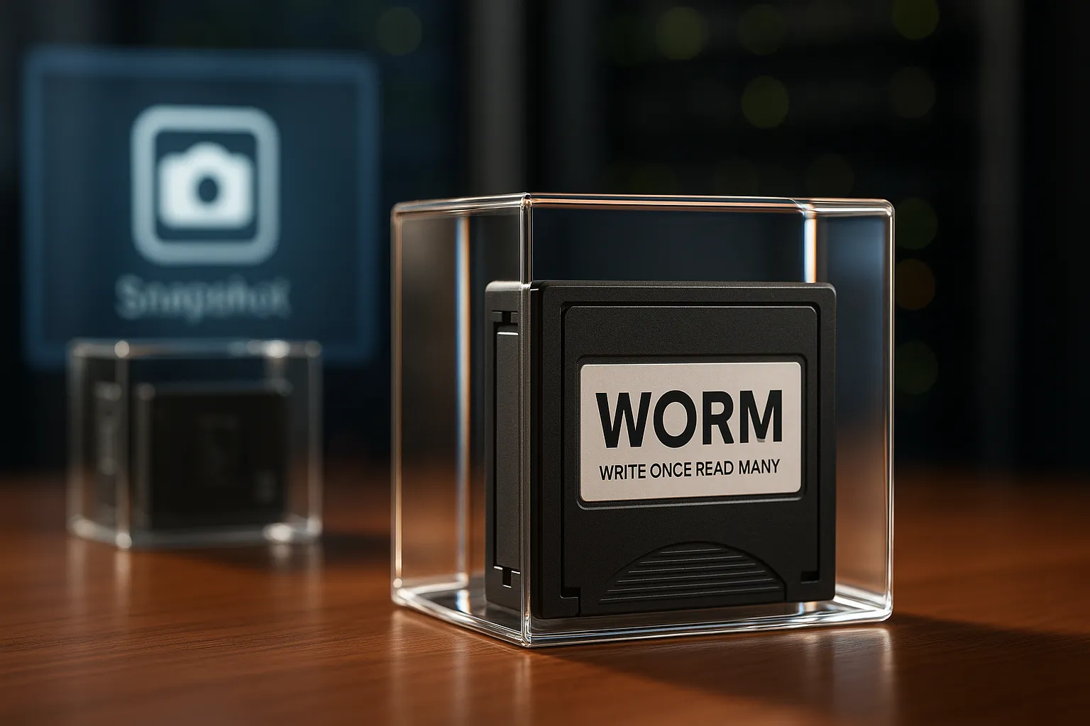 WORM technology for immutable backup